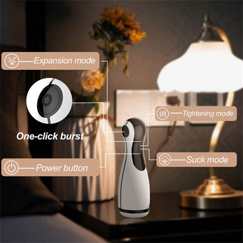 Auto Massaging Male Masturbator - Sucking & Vibrating