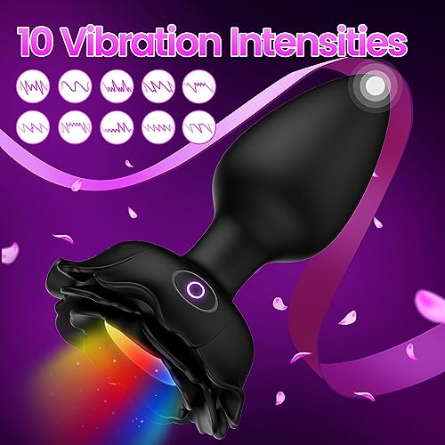 Anal LED Butt Plug - Vibrating & Remote Controlled