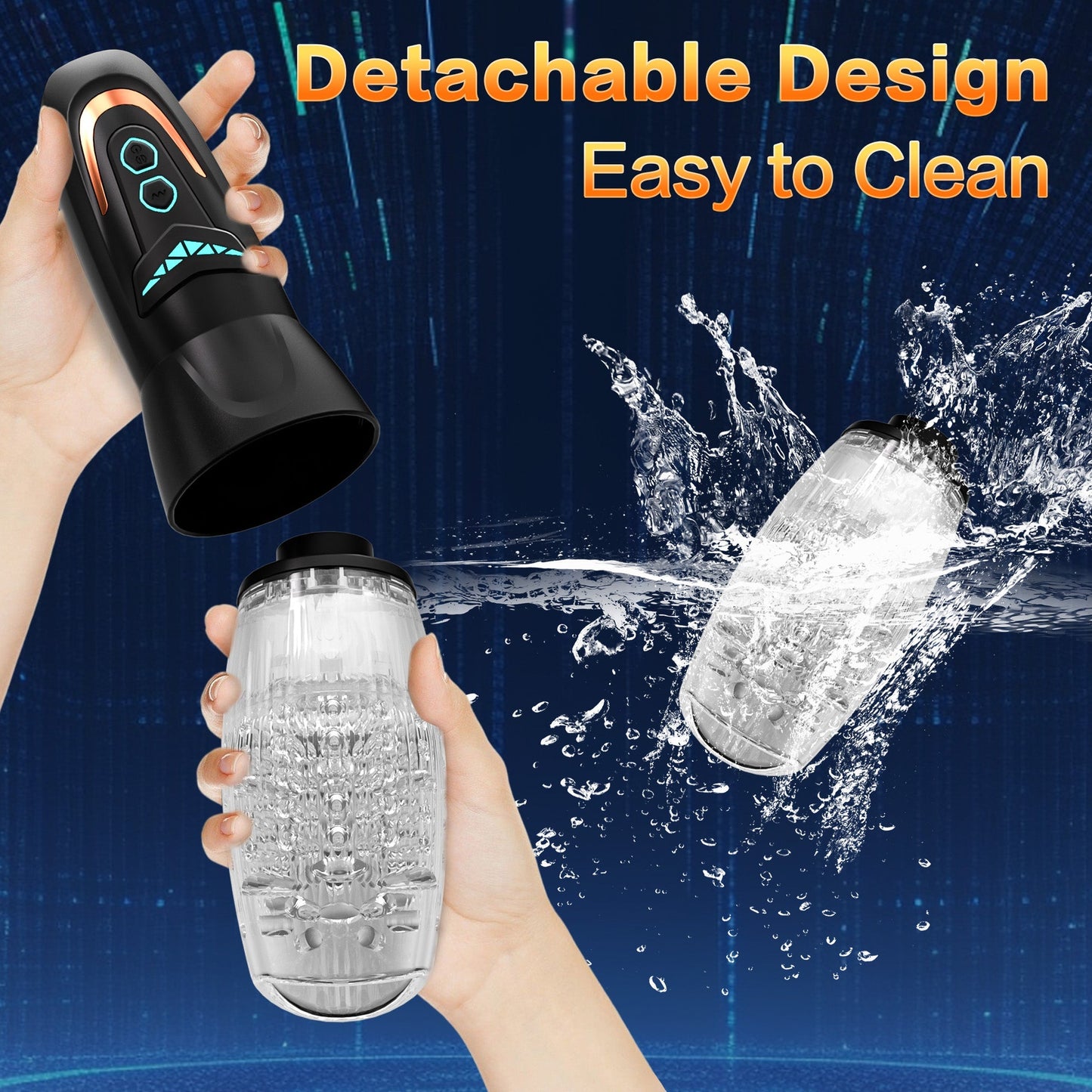 Auto Rotating Male Masturbator - Thrusting & Vibrating