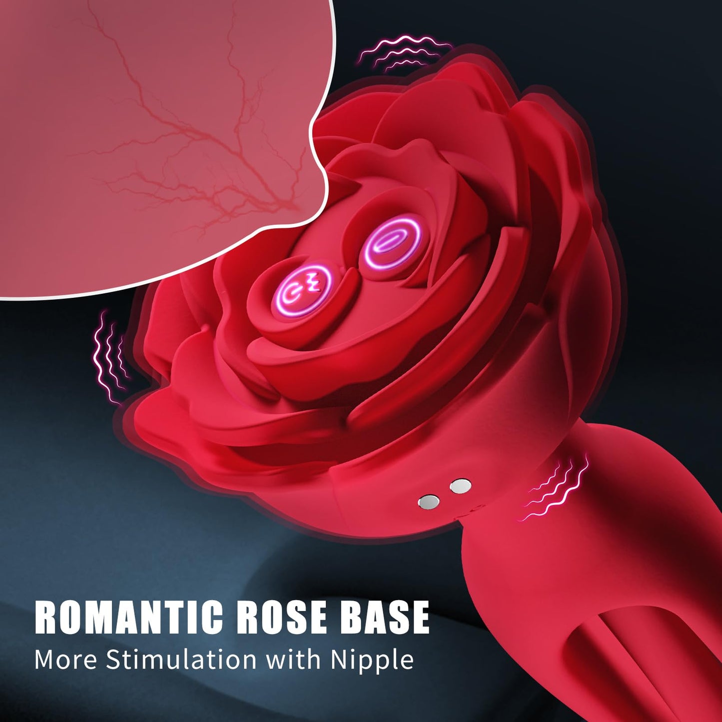 Rosebud Anal Vibrator - Flapping & Remote Controlled