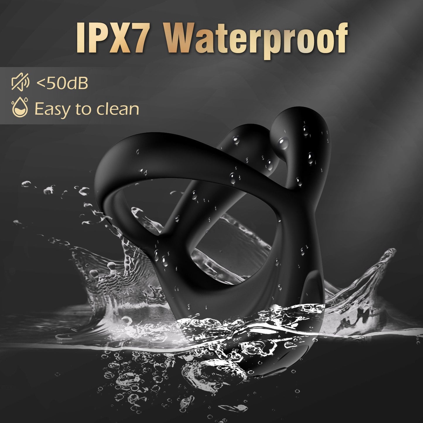 Adjustable Vibrating Cock Ring