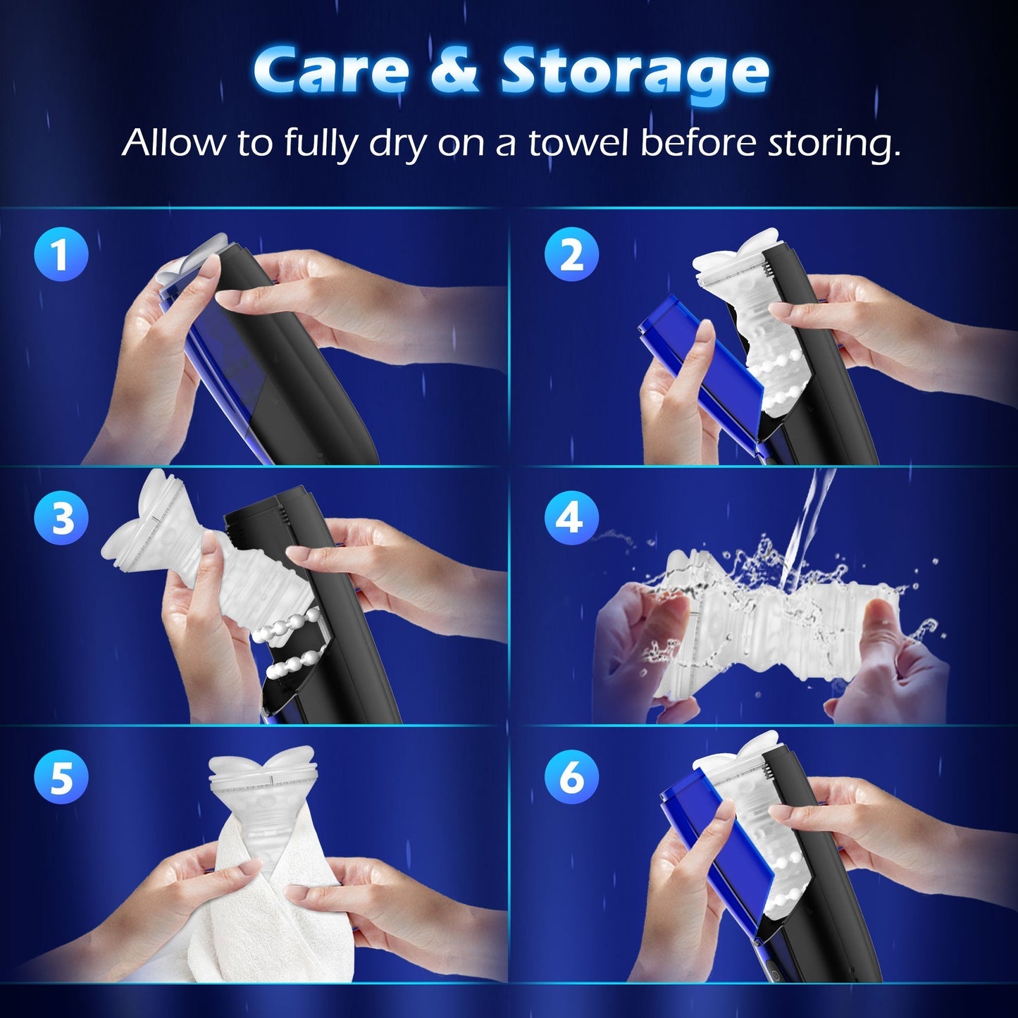 Thrusting Male Masturbator - Beads & Vibration