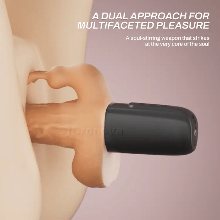 Thrusting Dildo - Vibration & Hand Free