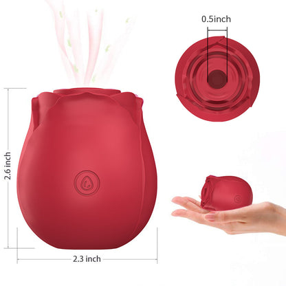 Bartholomew- Suction Rose Vibrator with Clitoral Play