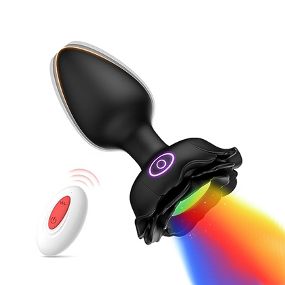 Anal LED Butt Plug - Vibrating & Remote Controlled