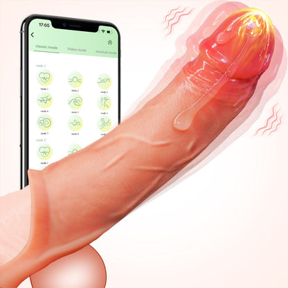 Penis Sleeve Cock Ring - Vibrating & App Contolled