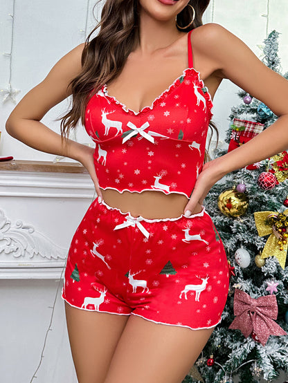 Christmas Sexy Temptation Two-piece Set