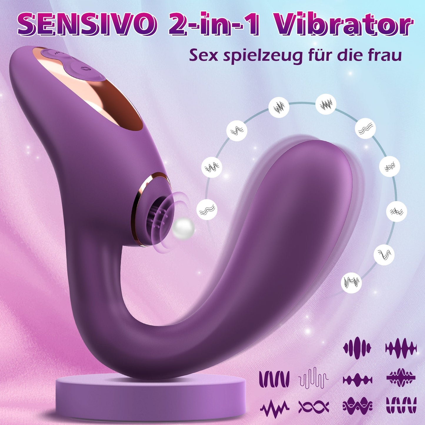 Seraphim- G Spot Tickler with Licking & Vibrations