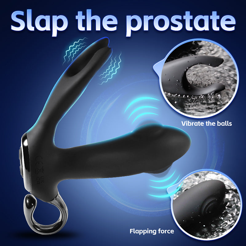 Tapping Prostate Massager - Vibrating & Hooked