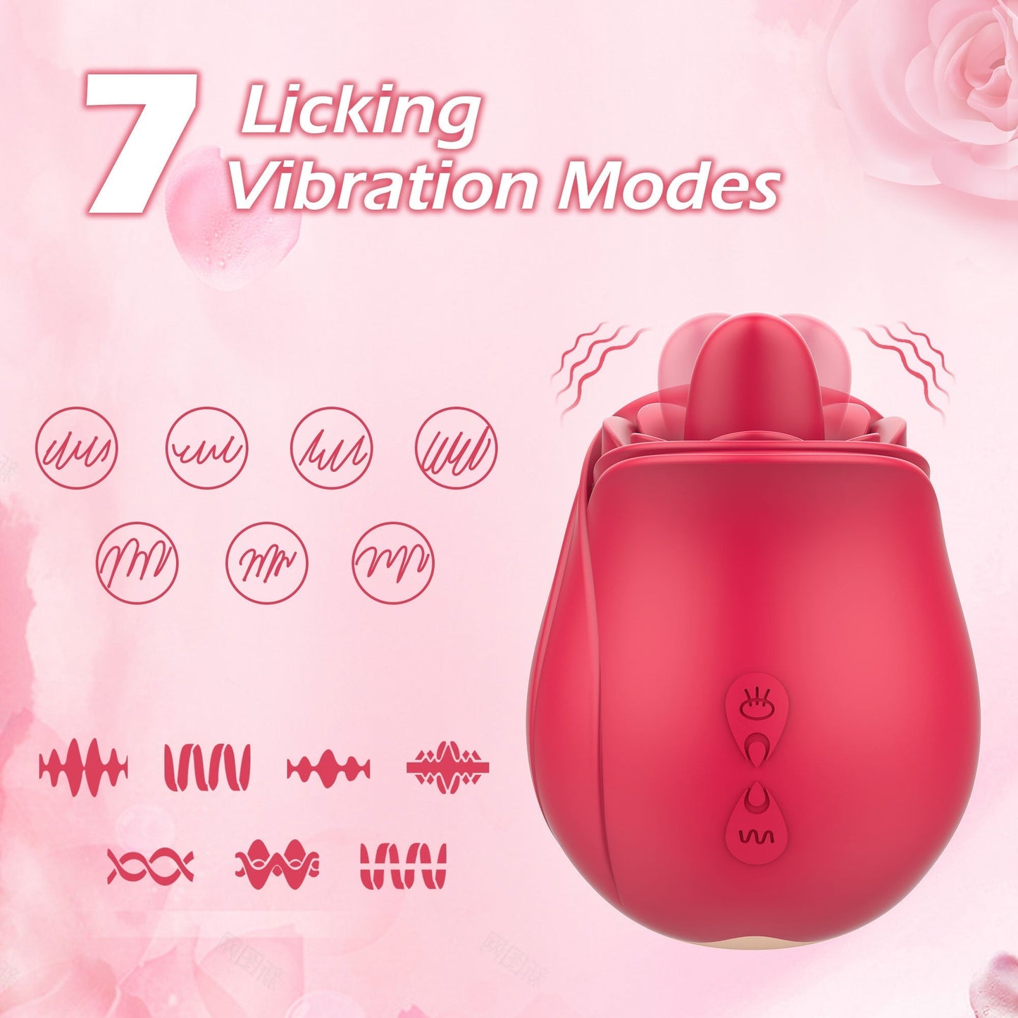 Rose Vibrator - Licking & Vibrating