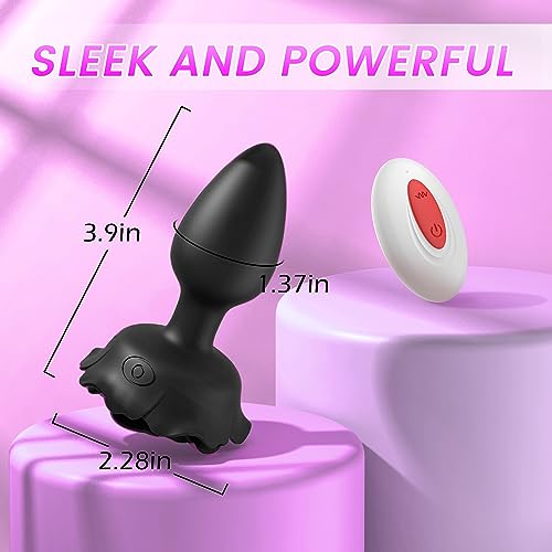 Anal LED Butt Plug - Vibrating & Remote Controlled