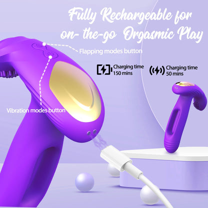 Flapping G spot Vibrator - Clitoral & Waterprooof