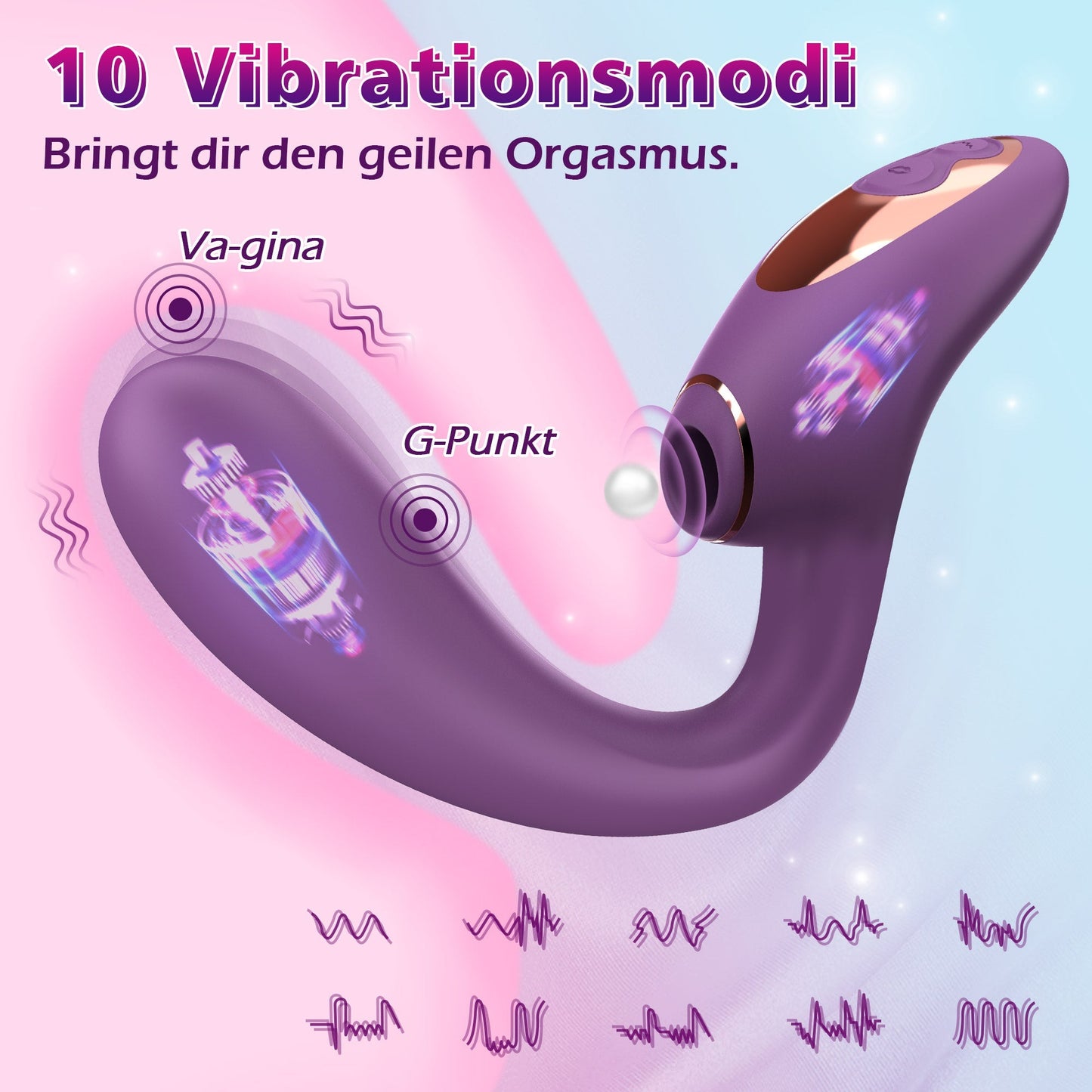 Seraphim- G Spot Tickler with Licking & Vibrations