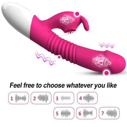 Rabbit Thrusting Vibrator - Heating & Vibrating