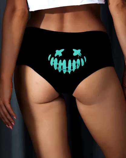 Halloween Skeleton Print Panty