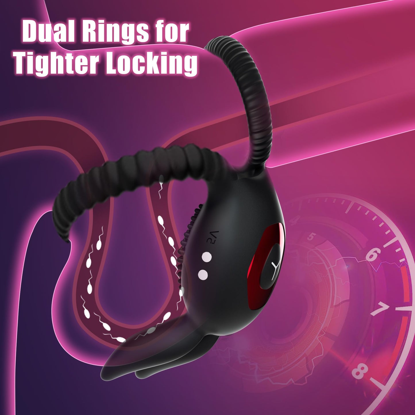 Rabbit Ears Vibrating Cock Ring