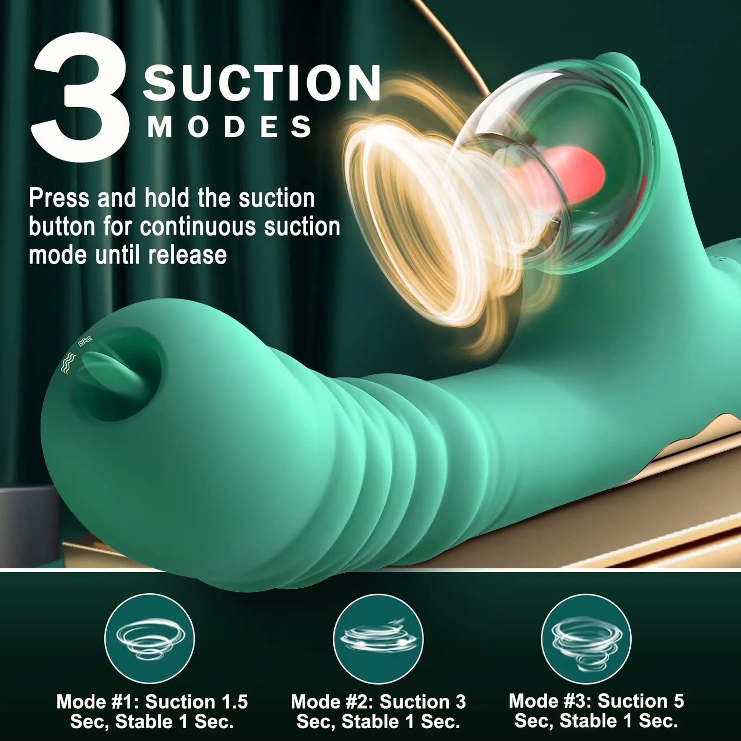 Adult Sex Toys G Spot Thrusting Vibrator - Suction & Vibration