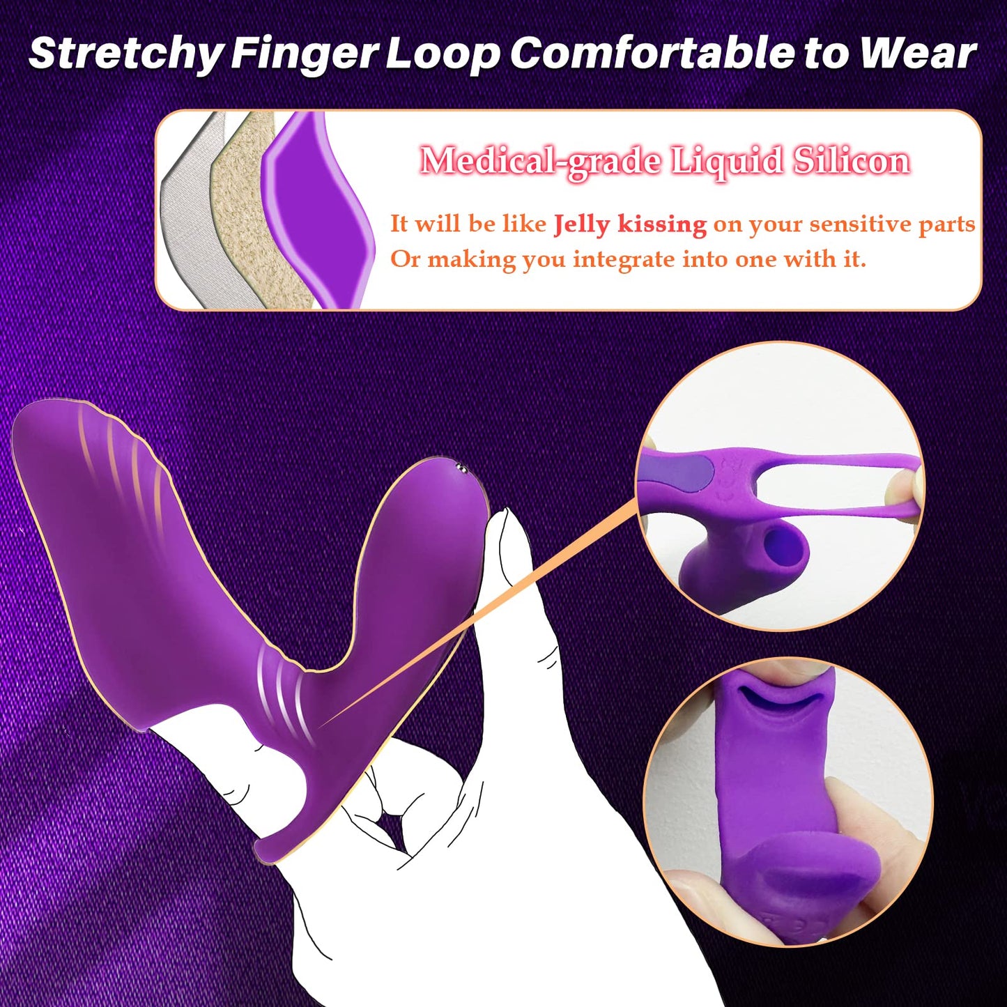 Finger G Spot Vibrator - Dual Vibrations