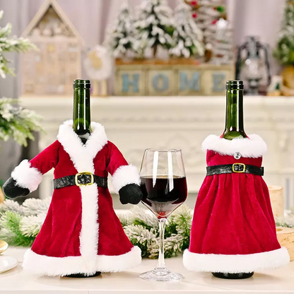 Christmas Prom Dress Wine Bottle Cover Bag