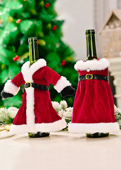 Christmas Prom Dress Wine Bottle Cover Bag