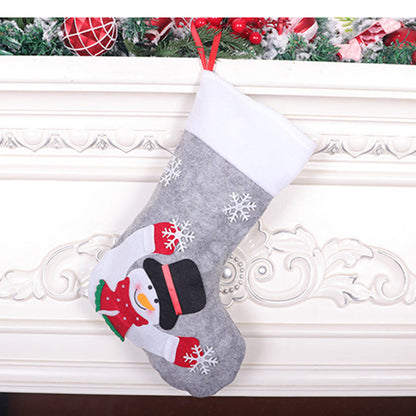 Christmas stocking gift bag with lights Christmas Eve Christmas decoration candy bag Christmas tree pendant