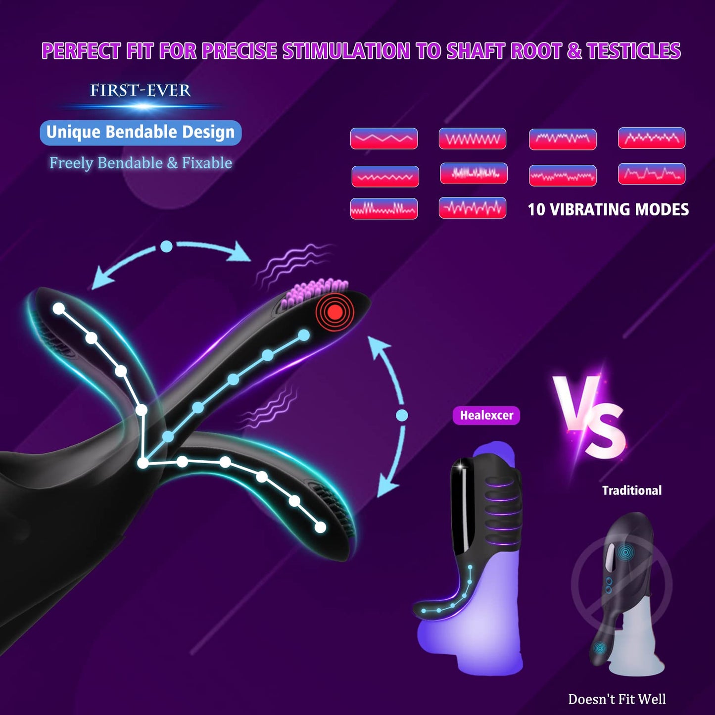 Penis Tapping Vibrator - Vibrating & Portable