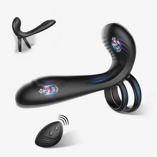 Vibrating Cock Ring with Remote Control