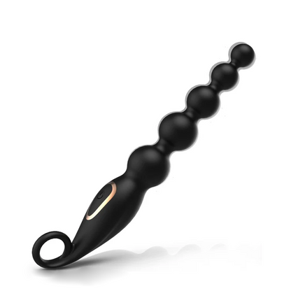 Anal Bead Vibrator - Rotating & Portable