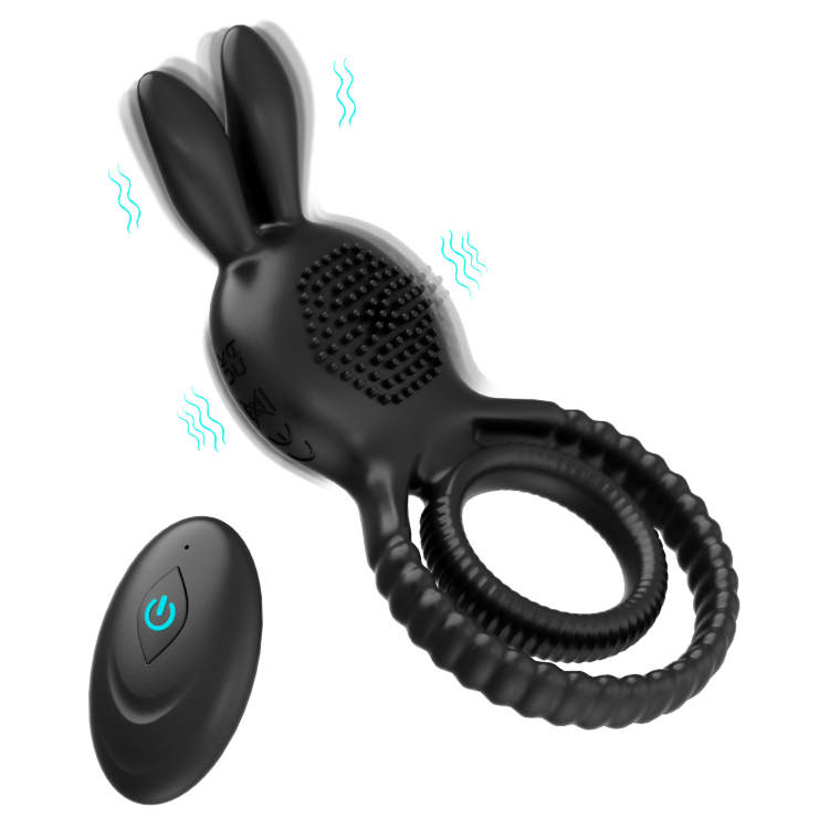 Rabbit Ears Vibrating Cock Ring