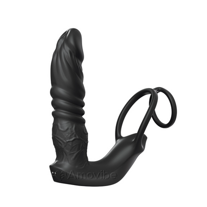 Controlled Dual Vibration Performance Enhancer - Cock Ring & Anal Toy Combo