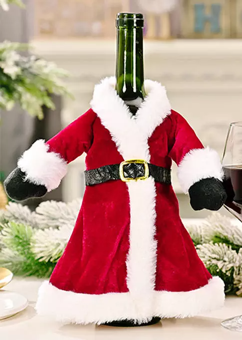 Christmas Prom Dress Wine Bottle Cover Bag