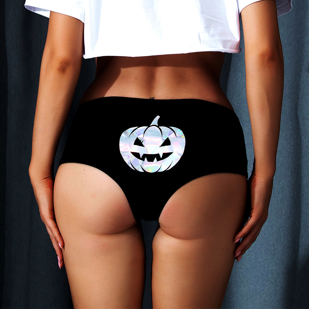 Halloween Skeleton Print Panty