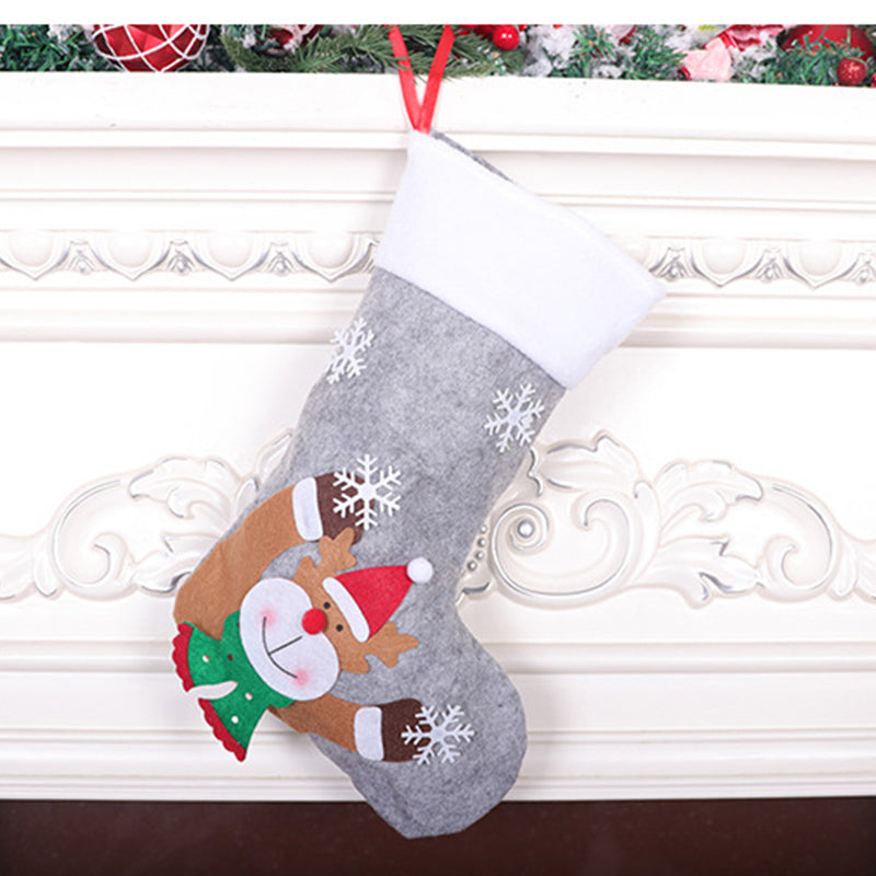 Christmas stocking gift bag with lights Christmas Eve Christmas decoration candy bag Christmas tree pendant