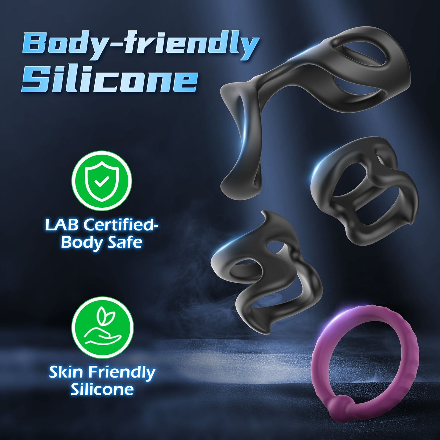 Solo & Couples Penis Ring Set