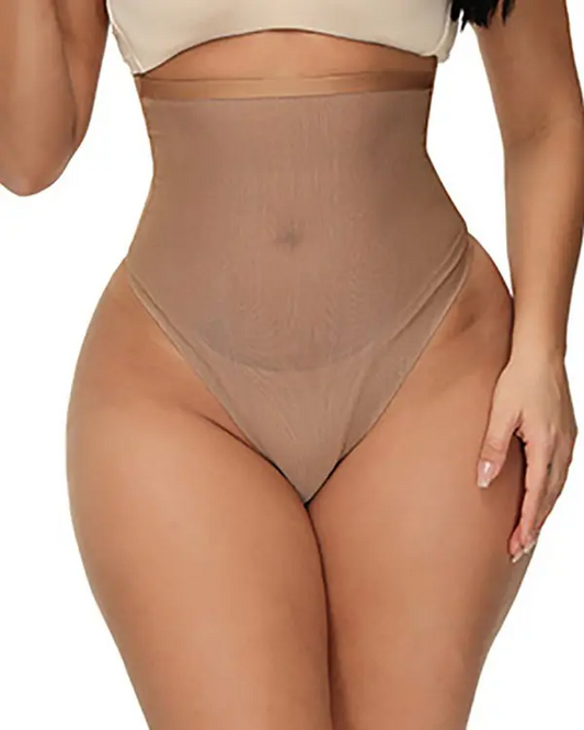 Sheer Mesh High Waist Tummy Control Panty