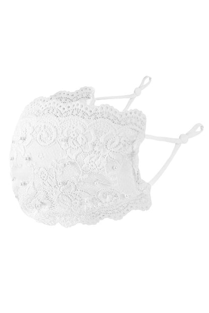 Pearl Lace Mask Adjustable Breathable Mask