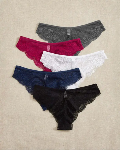 4PCS Random Color Lace Panty