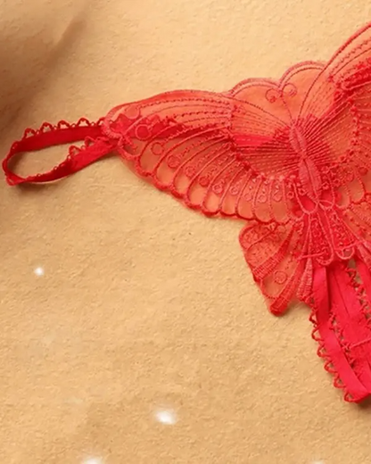 Butterfly Pattern Lace Panty