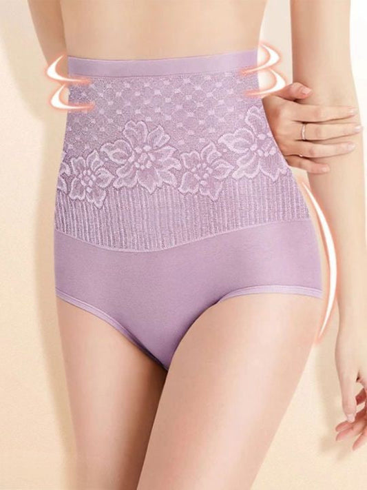 High-waisted abdomen women's underwear, comfortable, breathable, buttocks shaping underwear